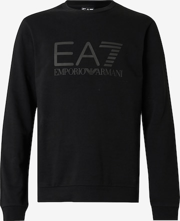 EA7 Emporio Armani Mikina – černá: přední strana