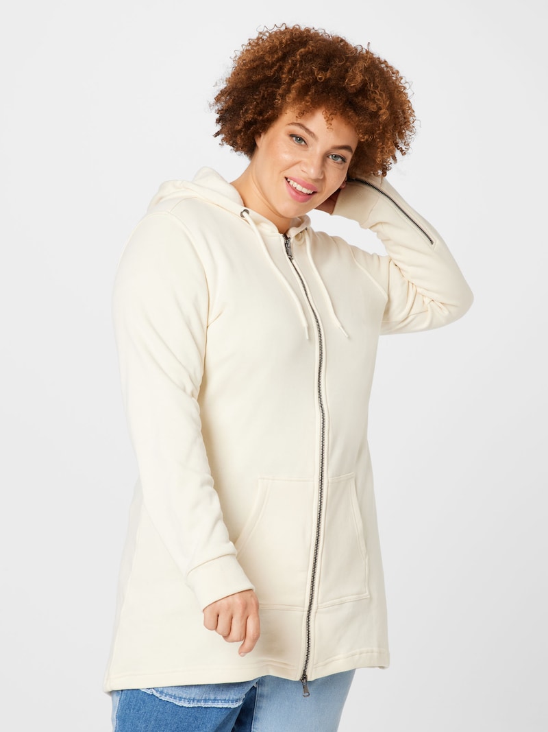 Sweaters & Hoodies Urban Classics Zip-up hoodies Sand