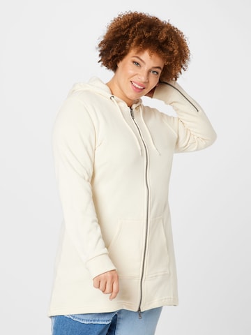 Urban Classics Sweatjakke i beige: forside