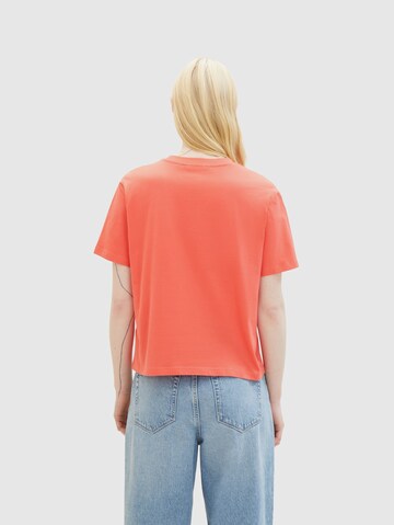 TOM TAILOR DENIM T-Shirt in Rot