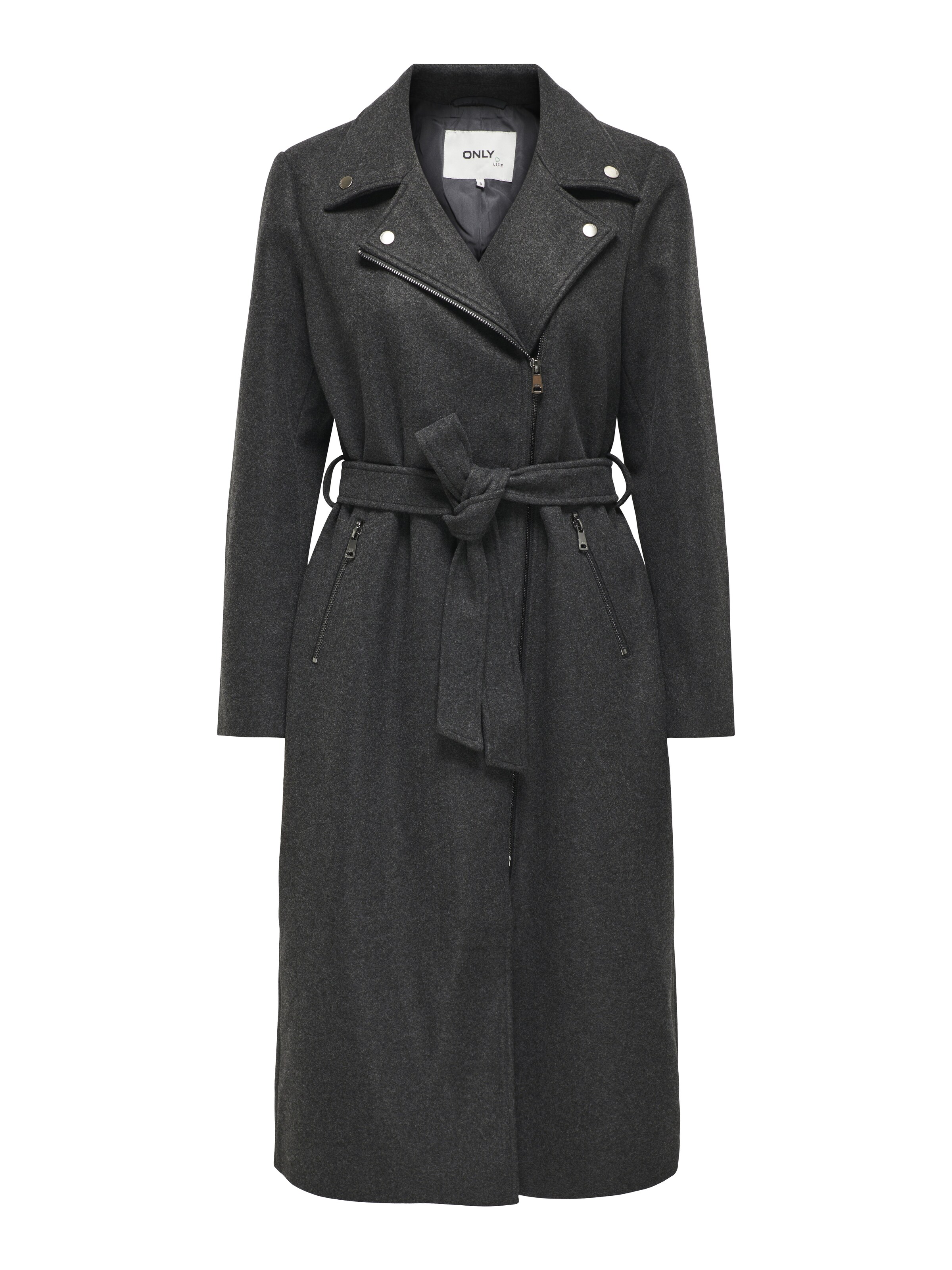 ONLY Overgangsfrakke 'ONLAugusta' i grå: forside