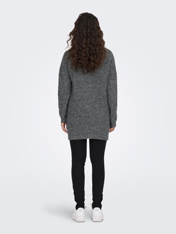 JDY Pullover 'Ingeborg Ada' in Grau