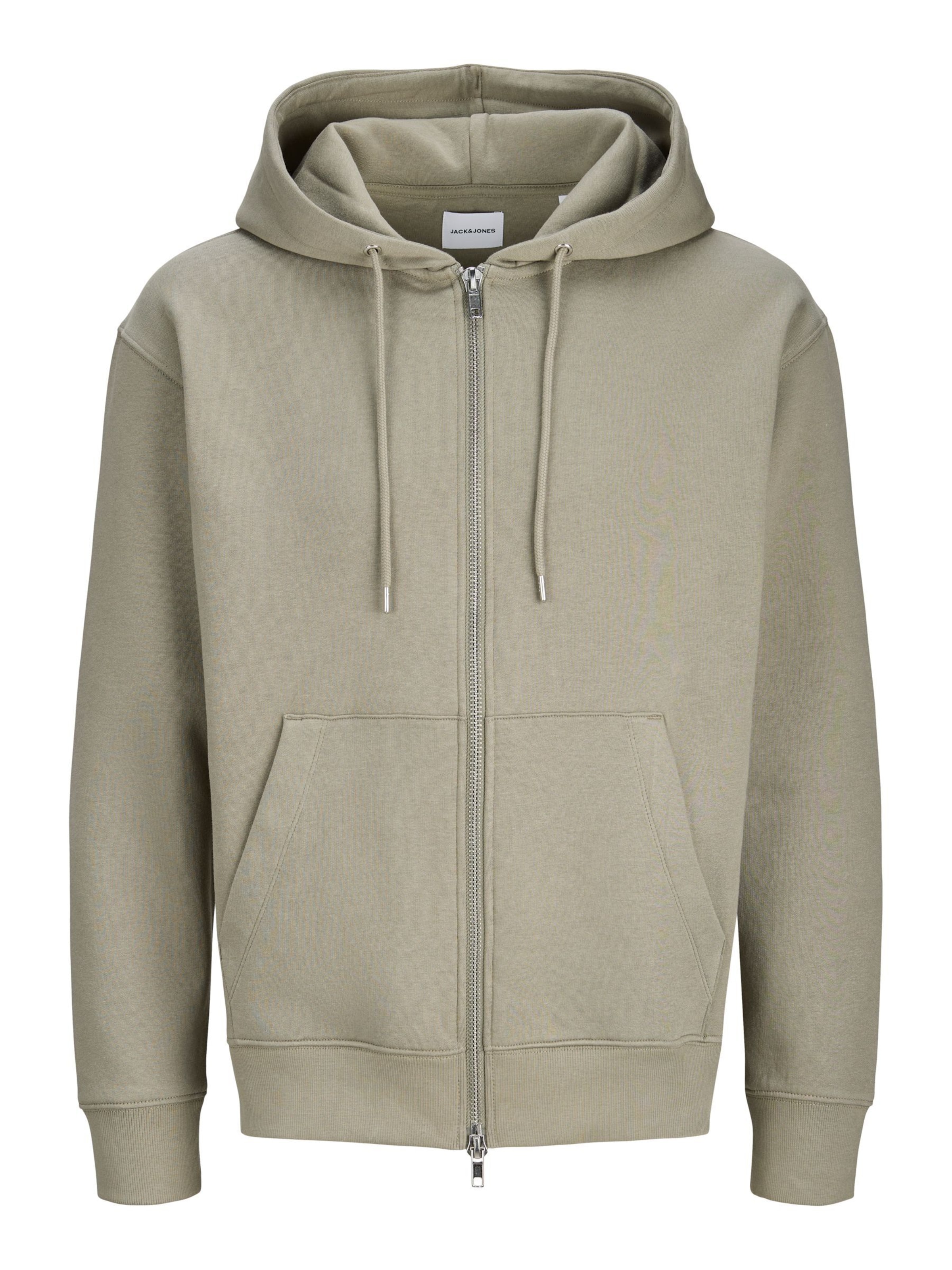 JACK & JONES Sweat jacket 'JJEACE' in Green: front