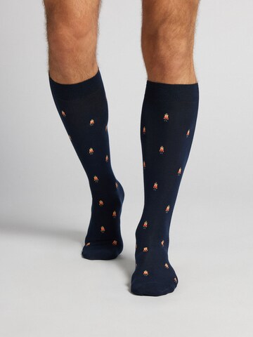 IUMAN Intimissimi Uomo Socken in Blau: Vorderseite