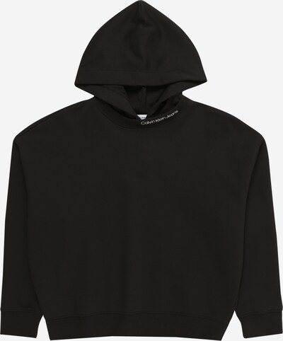 Calvin Klein Jeans Sweatshirt 'INTARSIA' in schwarz / weiß, Produktansicht