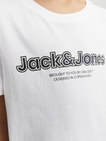 Jack & Jones Junior Tričko 'LAKEWOOD' – bílá