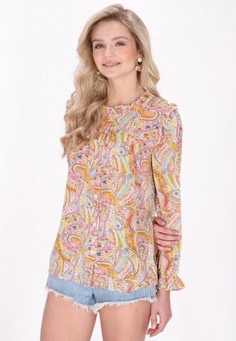 IZIA - Blusa 'Fashion Look' en amarillo: frente