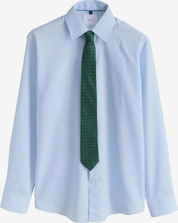 Next Regular Fit Set: Hemd und Krawatte in Blau: Vorderseite
