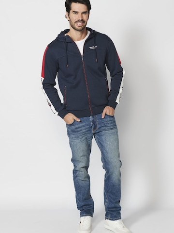 KOROSHI Sweat jacket in Blue