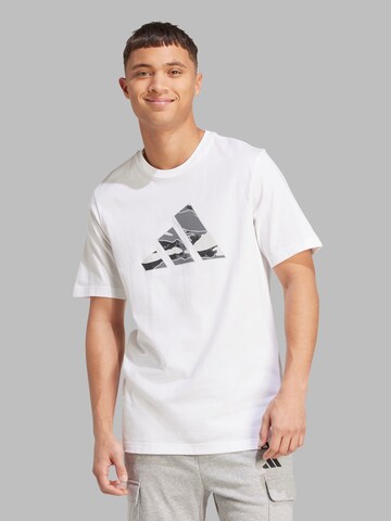ADIDAS SPORTSWEAR Performance shirt in White: front