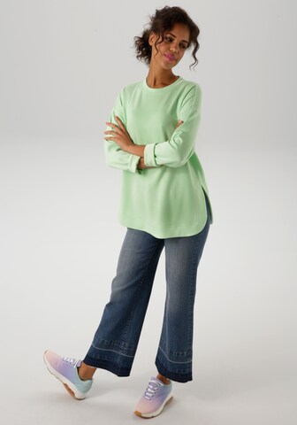 Aniston CASUAL Sweatshirt in Grün