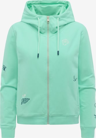 Giacca di felpa 'Parya' di Ragwear in verde: frontale