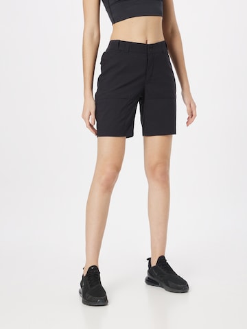 PEAK PERFORMANCE Regular Outdoor trousers in Black: front