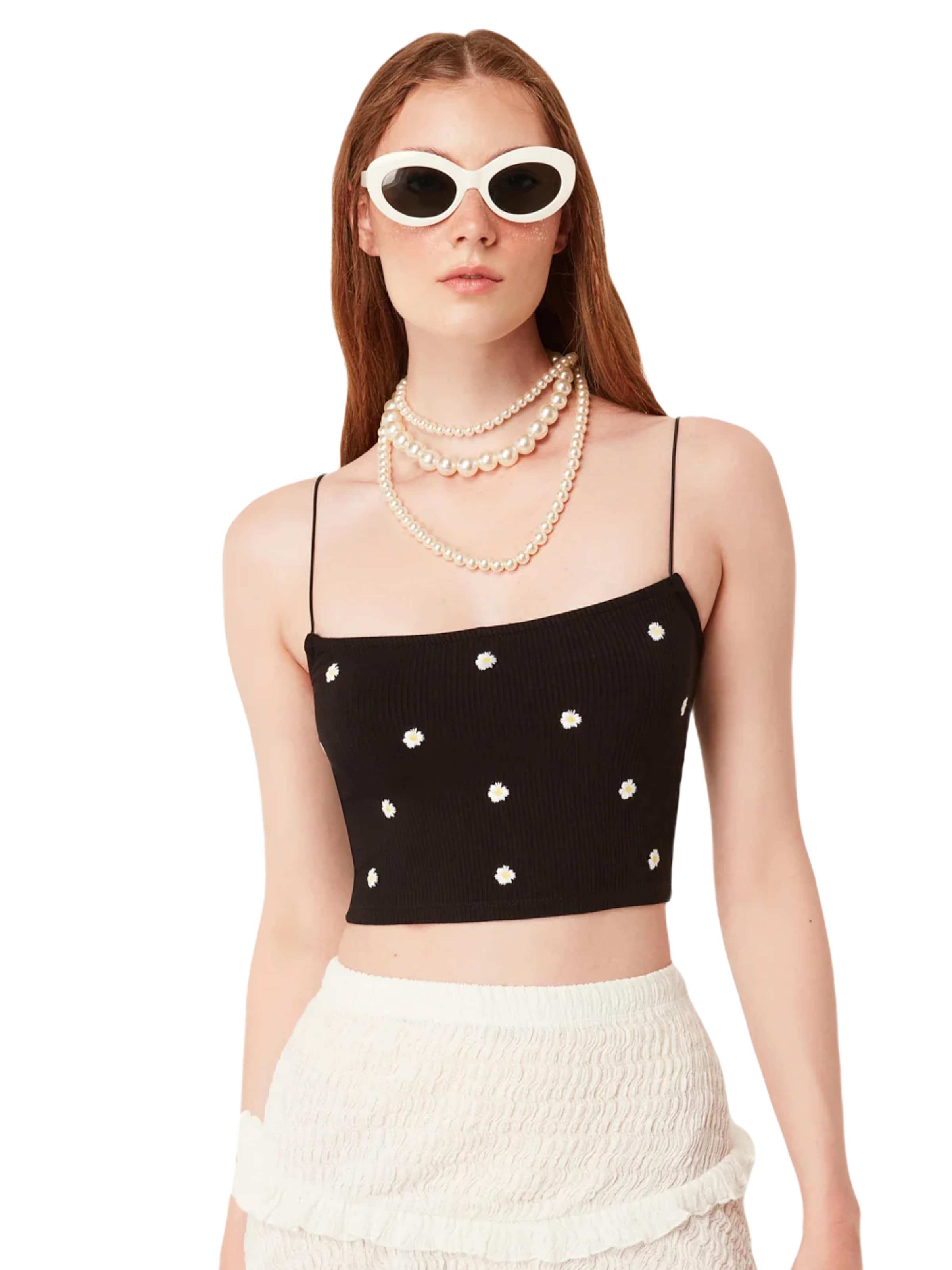 No Matter What Top in Black: front