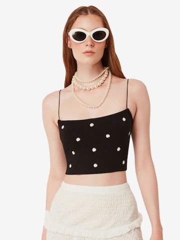 No Matter What Top in Black: front