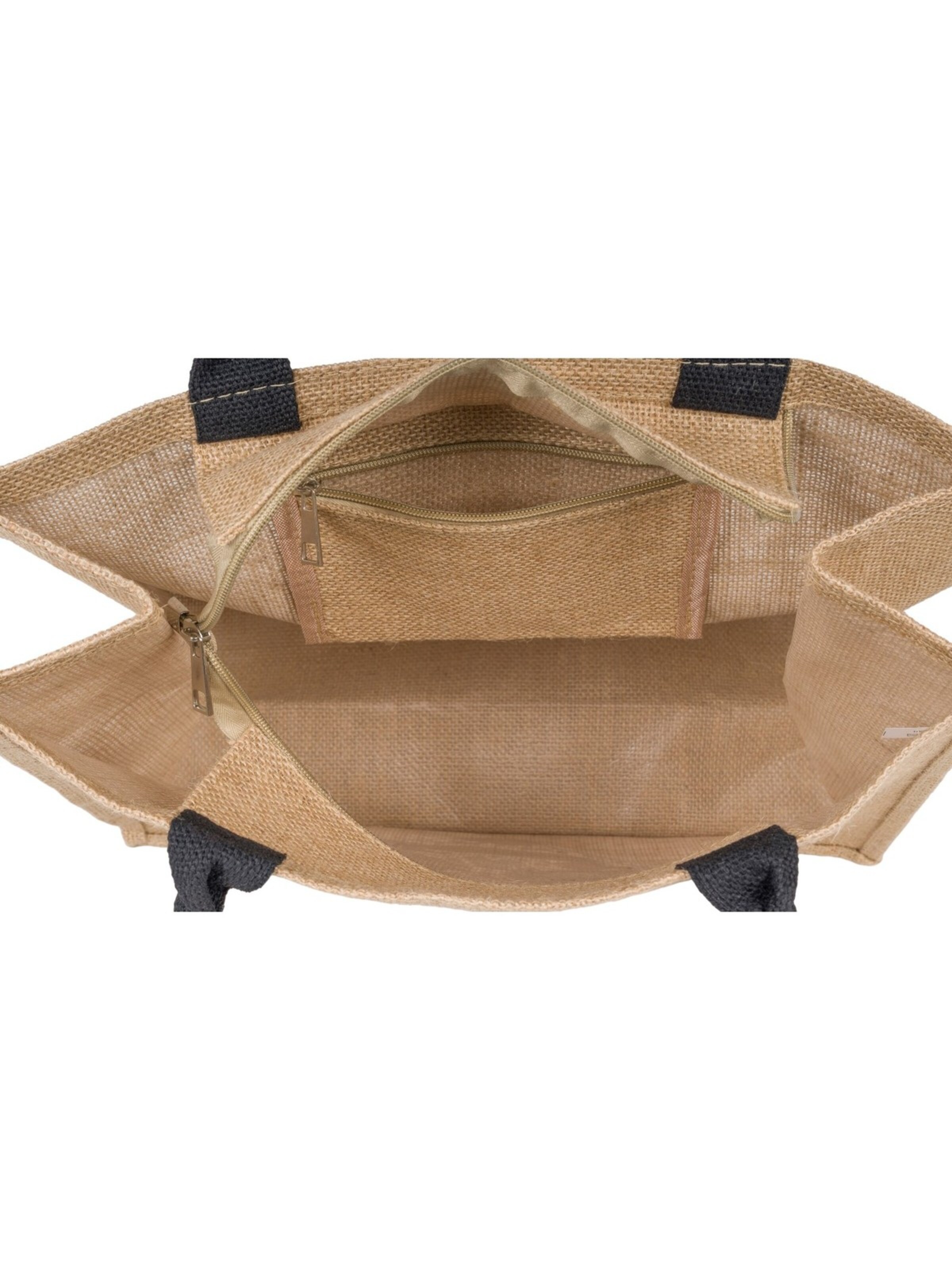 styleBREAKER Handtasche 'Leinen Henkeltasche Traumfänger'‌‌‌ in Braun