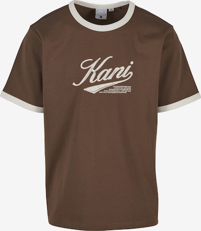 Karl Kani Shirt 'Cursive Varsity' in L in Brown / White, Item view
