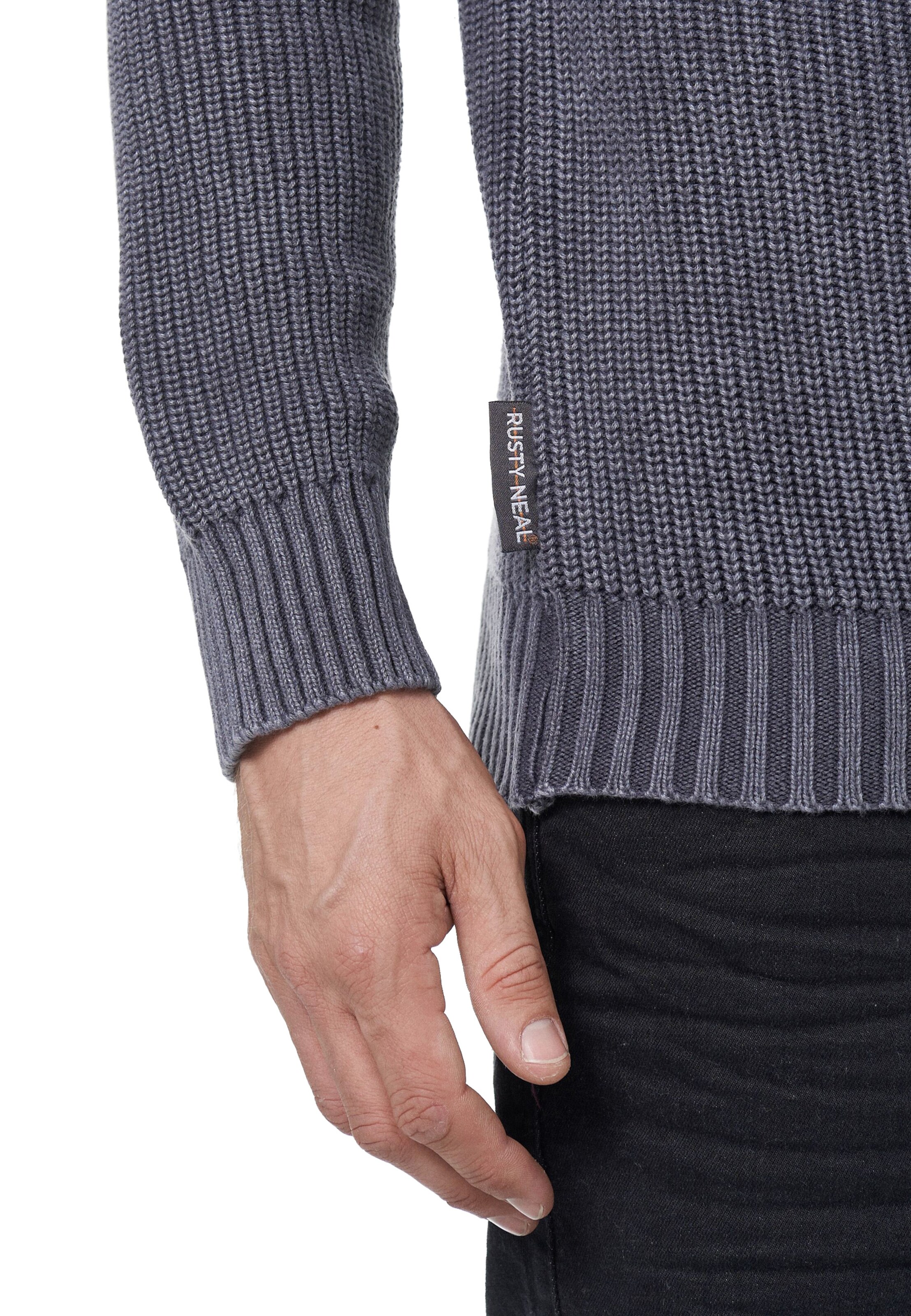 Rusty Neal Pullover in Grau
