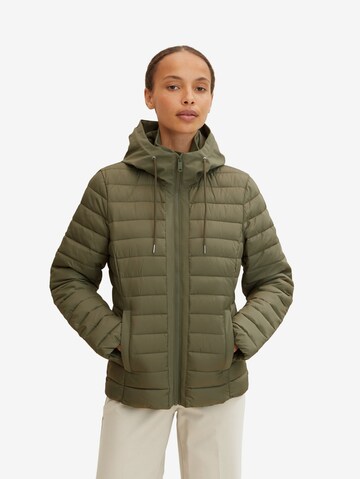 TOM TAILOR Between-season jacket in Green: front