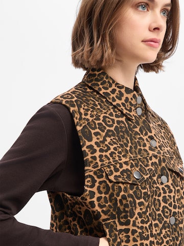Marie Lund Vest in Brown