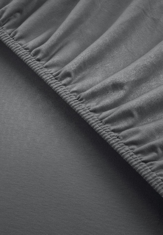 uncover by SCHIESSER Bed Sheet 'New Jersey' in Grey