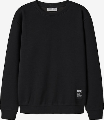 NAME IT - Sudadera en negro: frente