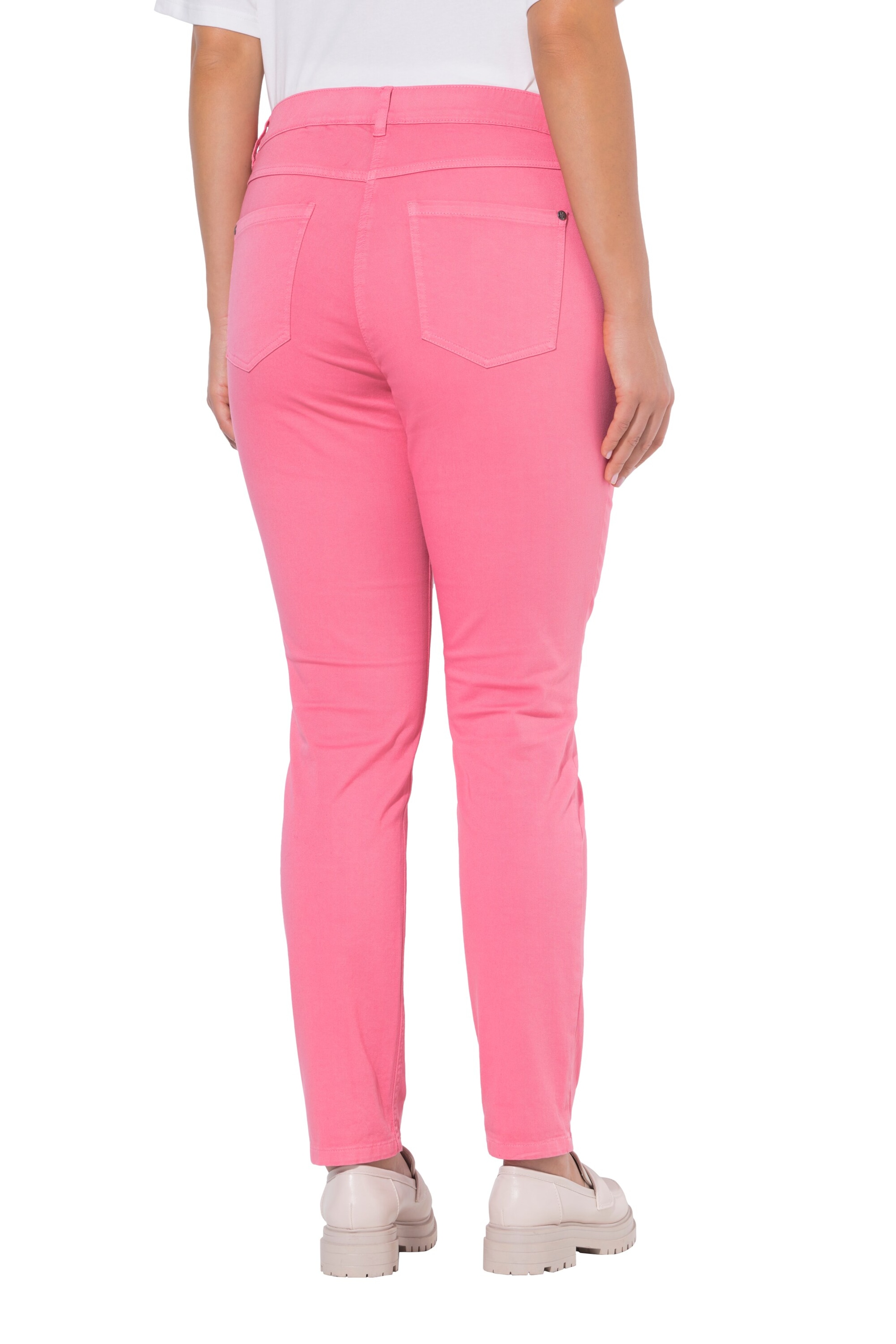 Ulla Popken Skinny Trousers in Pink