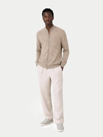 GOBI Cashmere Strickjacke 'Men's Essential Full-Zip Cashmere Cardigan'‌‌‌‌‌‌‌ in Grau