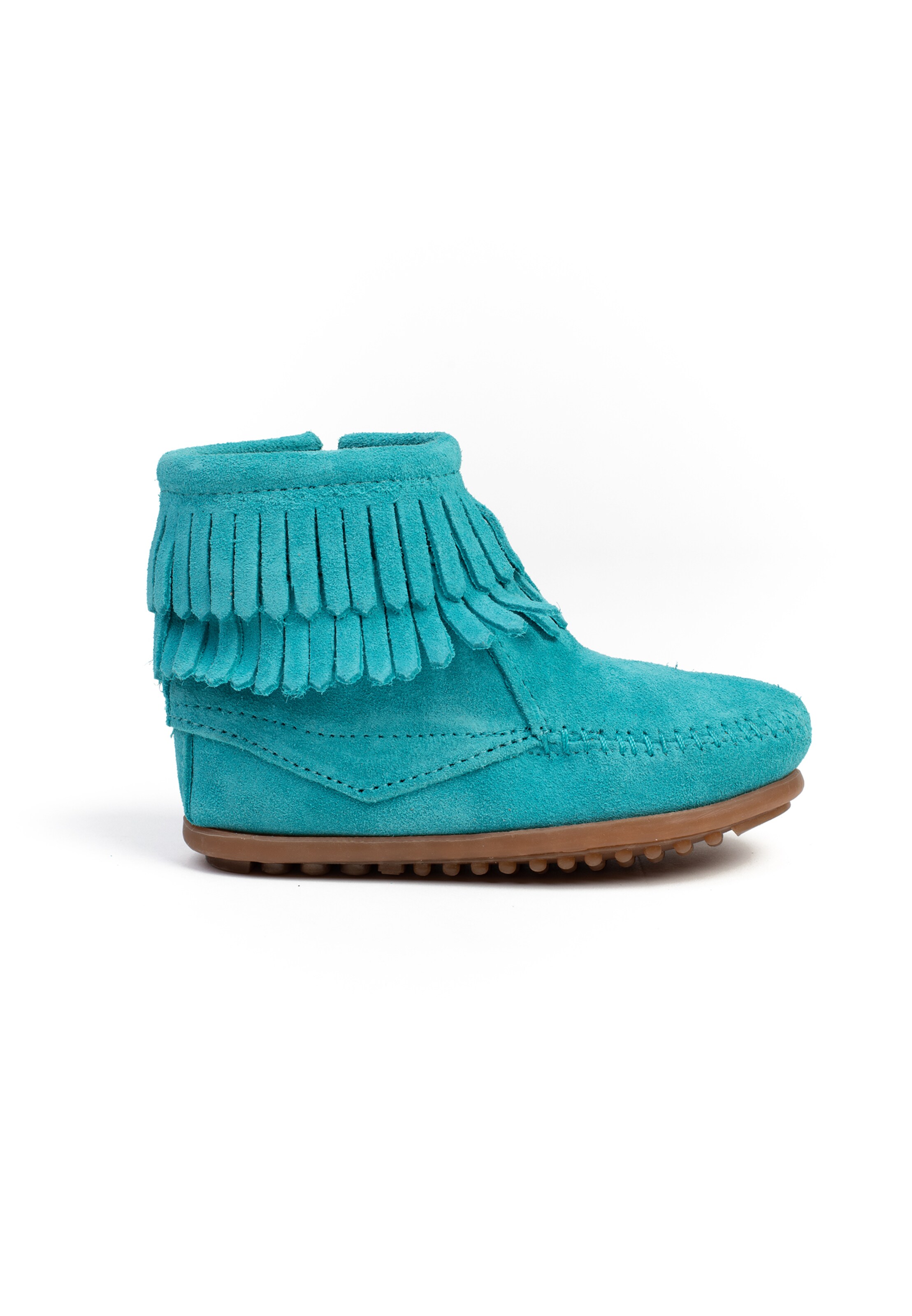 Minnetonka Støvler 'Double fringe' i blå