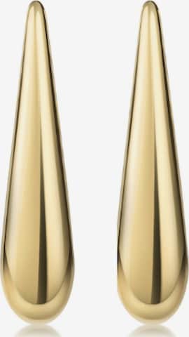 Boucles d'oreilles 'LAREA' Cala Rose en or : devant