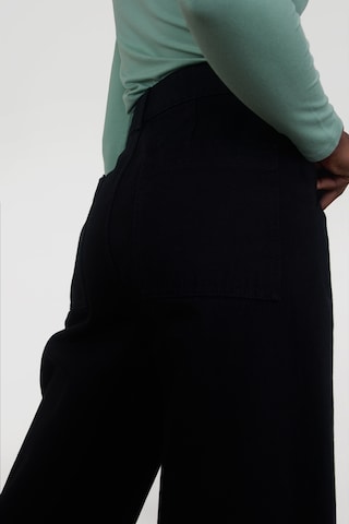 Aligne Szeroka nogawka Jeansy ' Cara' w kolorze czarny