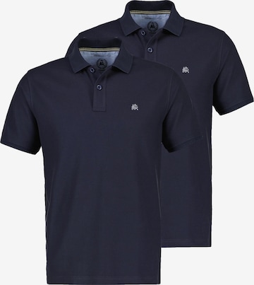 LERROS Shirt 'Basic' in Blau: Vorderseite