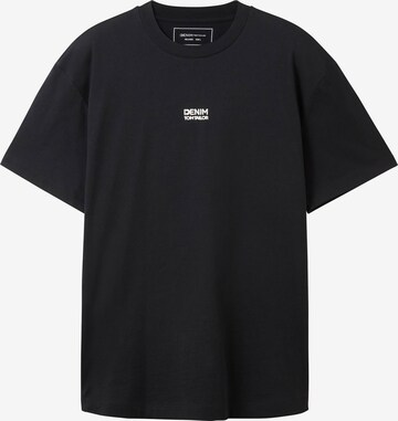 TOM TAILOR DENIM Shirt in Black: front