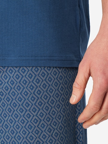 Pyjama court 'Casual Essentials' SCHIESSER en bleu