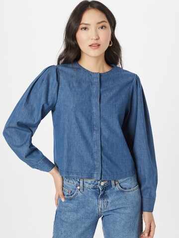 s.Oliver Blouse in Blauw: voorkant