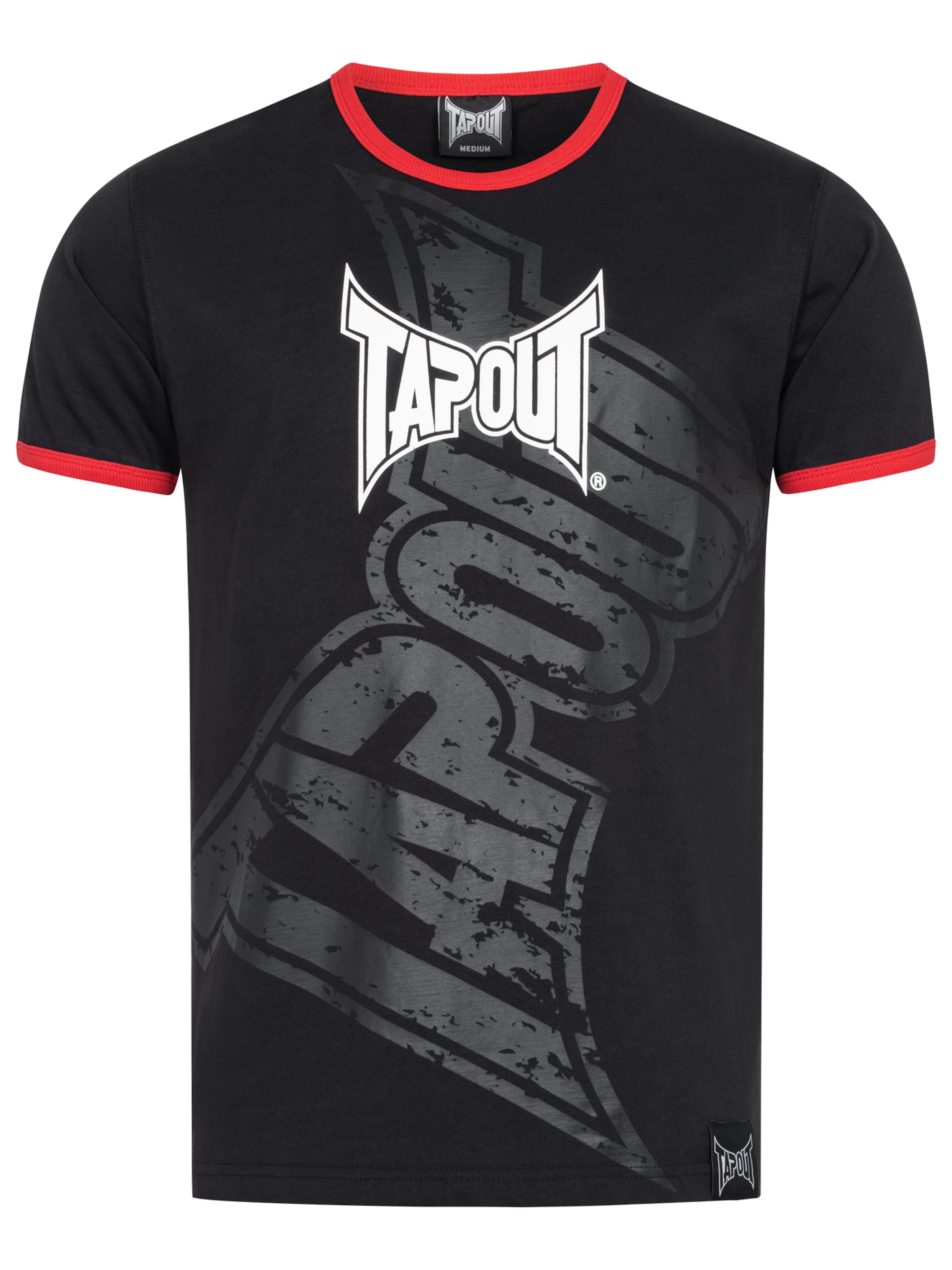 T-Shirt 'Trashed' Tapout en noir : devant