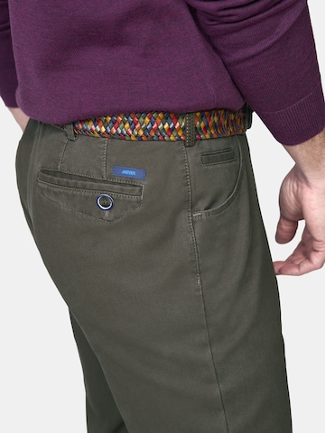 Regular Pantalon chino 'Dublin 9-3009' MEYER en vert