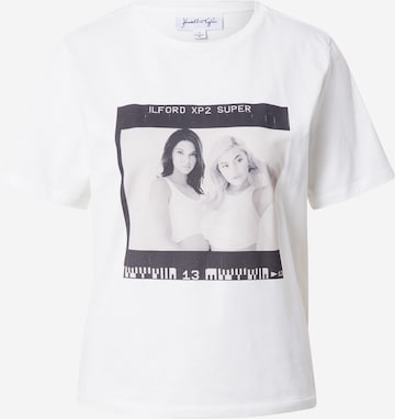 KENDALL + KYLIE Тениска в бяло: отпред
