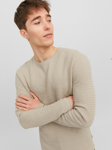 JACK & JONES Pullover 'Miguel' i beige