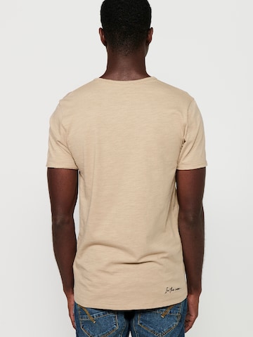 KOROSHI T-shirt i beige