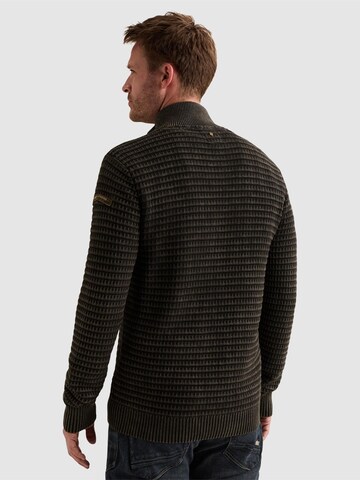 PME Legend Pullover 'Pullover with high collar and stone wash' i grå