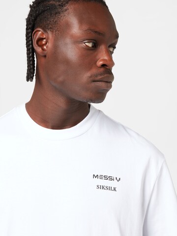 SikSilk T-Shirt in Weiß