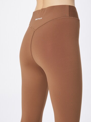 ONLY PLAY Skinny Workout Pants in Brown