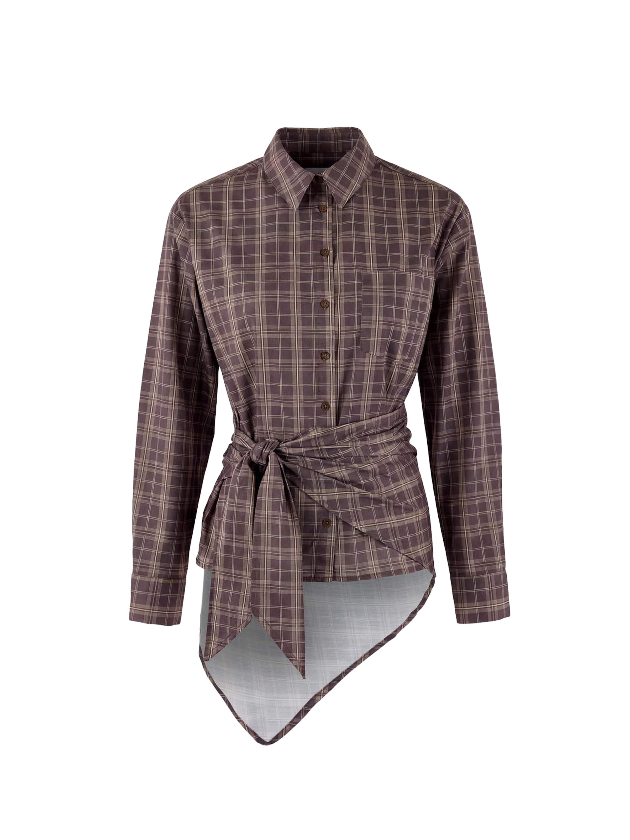Trendyol - Blusa en marrón: frente