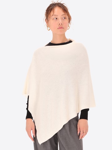 Distretto12 Poncho in Weiß: Vorderseite