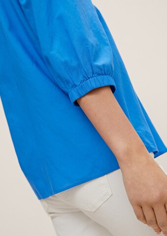 comma casual identity Bluse in Blau