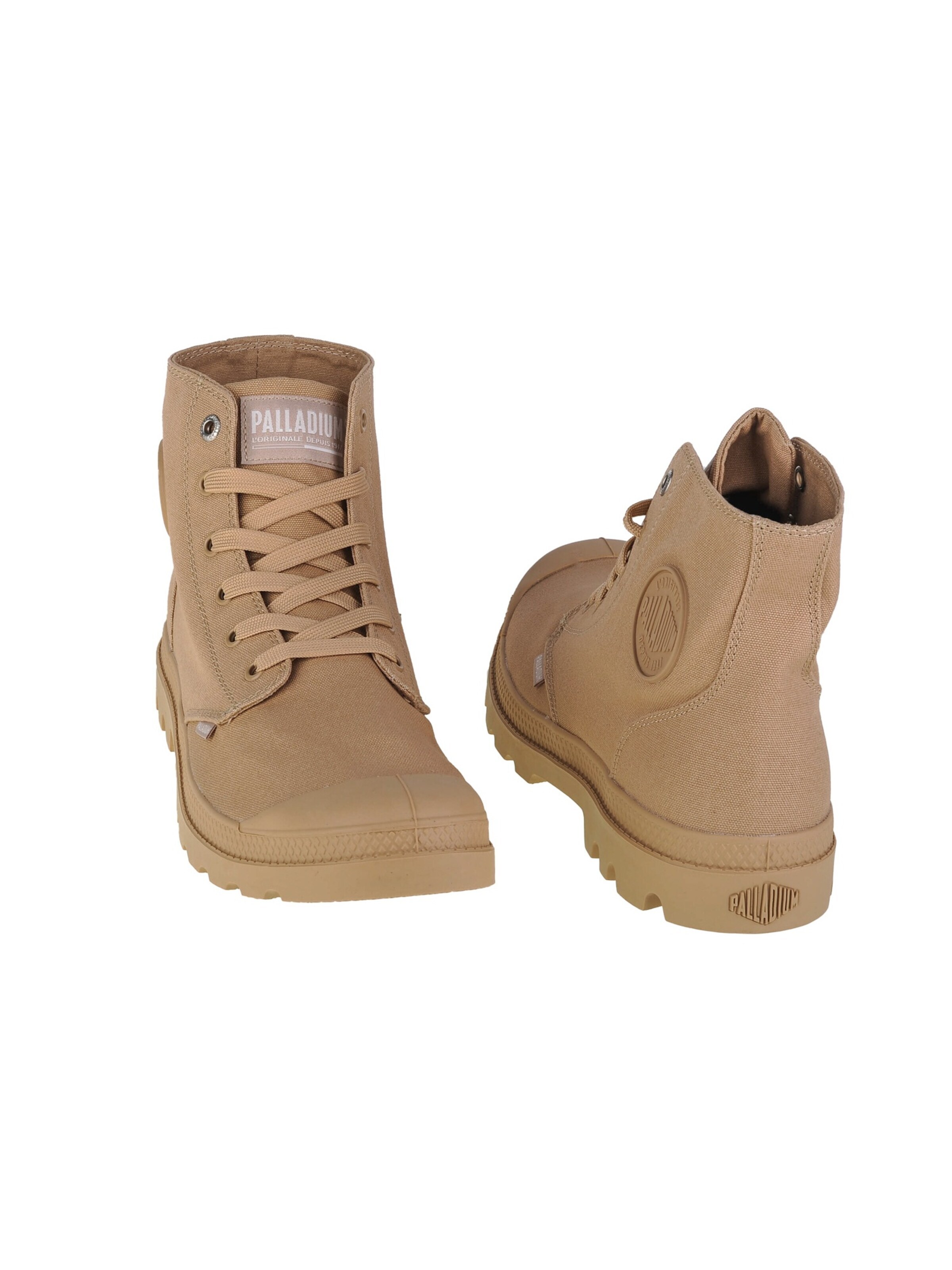 Palladium Sneakers hoog 'Palladium Mono Chrome' in Beige