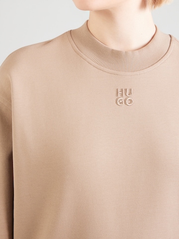 HUGOSweater majica 'Daxandria' - smeđa boja