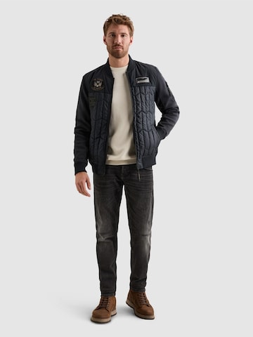 Giacca di mezza stagione 'Bomber jacket with zipper closure and badges' di PME Legend in blu