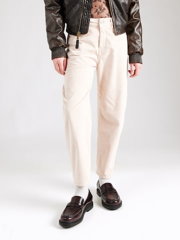 Gang Baggy Pants '94IDA' in Beige: front